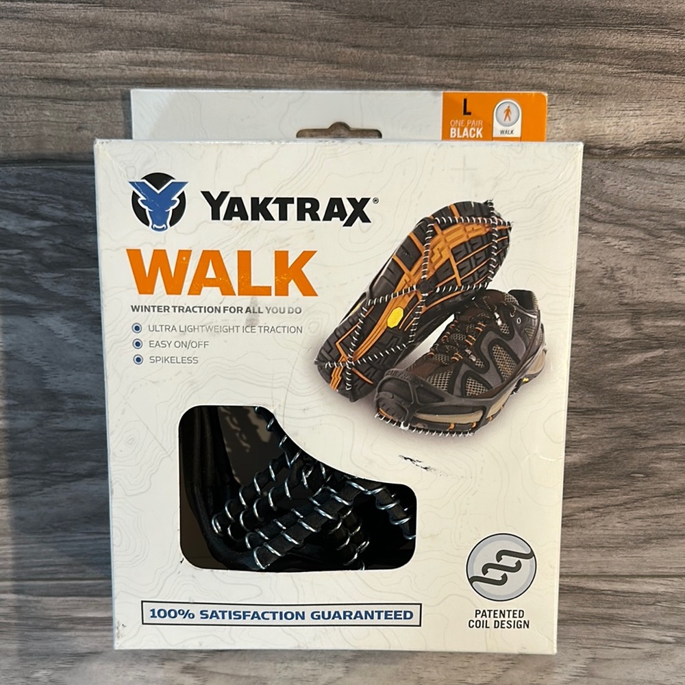 New in box! Yaktrax Walk Traction Cleats